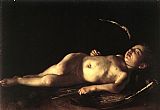 Caravaggio Sleeping Cupid painting